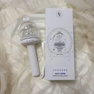 FRUITS ZIPPER OFFICIAL FANLIGHT 화이트