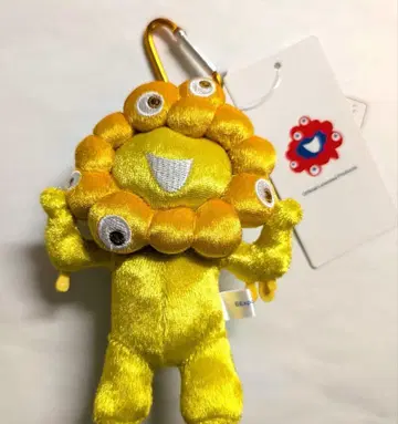 옐로우 컬러 봉제 인형 마스코트