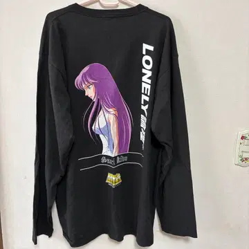 LONELY 논리 세인트 세이야 콜라보 긴팔 티셔츠