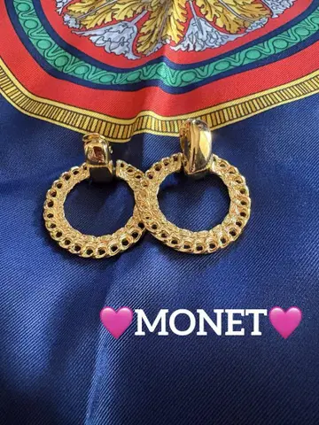 모네 골드 후프 빈티지 귀찌