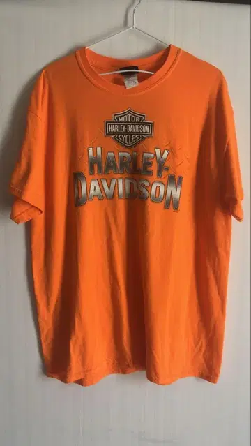 Harley-Davidson T셔츠 L사이즈 오렌지