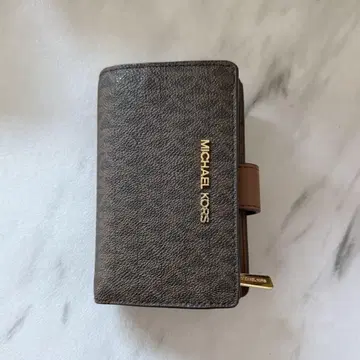 MICHAEL KORS 접이식 지갑 브라운