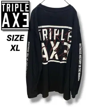 TRIPLE AXE 트리플 악스 롱티 사이즈 XL