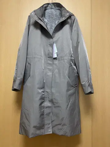 grove [발수] 4WAY 인조 모피 라이너 롱 맘파 모즈 코트