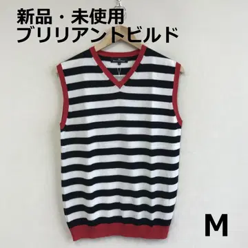 B1002A01 새상품 미사용 브릴리언트 빌드 골프 V넥 베스트