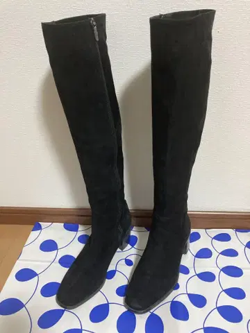 다이애나 니하이 부츠 스웨이드 24 블랙