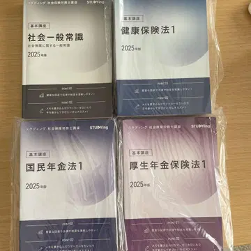 스터딩 사회보험노무사 강좌 2025년도 사회보험 관계 과목