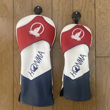 HONMA 골프헤드커버 세트 빨간색/화이트/파랑