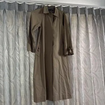 베이지 트렌치코트 긴팔 7호 S