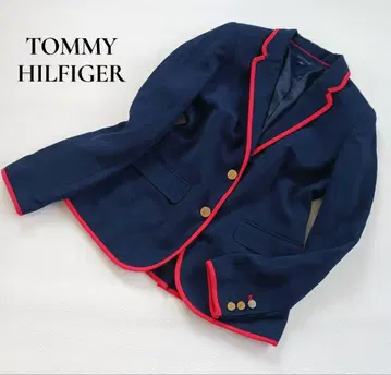 타미힐피거 골드 버튼 테일러드 자켓 네이비 색 블레이저