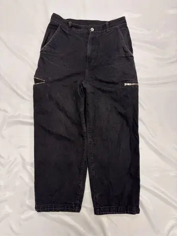 sacai 22ss 벨티드 와이드 데님 팬츠 1