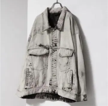 HARE 19FW 블리치 가공 BIG G 자켓 데님 자켓
