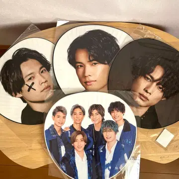SixTONES 마츠무라 호쿠토 부채 묶음 판매 4장