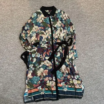 ZARA BASIC 꽃무늬 긴팔 원피스