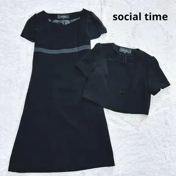 social time 포멀 원피스 셋업 볼레로 세레모니