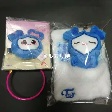 TWICE LOVELYS 봉제 인형 헤어핀 이불 릴 패스 케이스 쯔위
