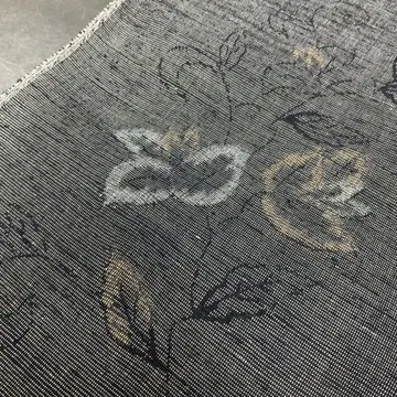 미사용 동연 유화명주 직물 순수 실크 옷감 폭 36.5cm