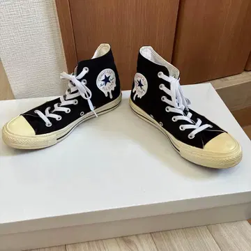 CONVERSE ALL STAR 블랙 하이컷 스니커즈