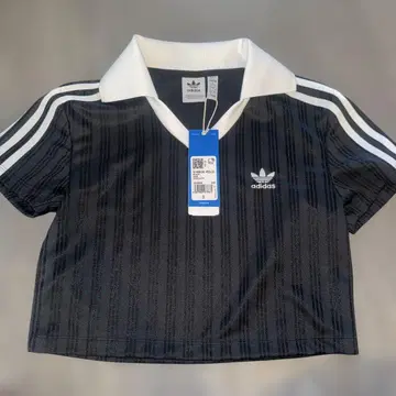adidas V-NECK POLO 블랙 S