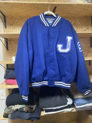 네이비 바시티 자켓 J 93