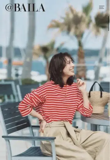 TICCA 스트라이프 티셔츠