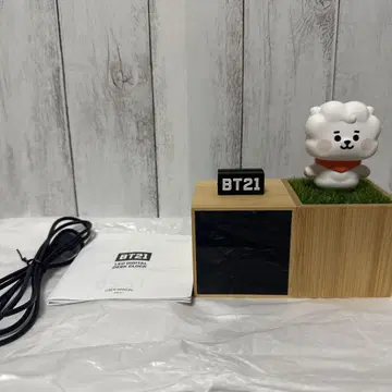 [레어] BTS BT21 탁상시계 RJ 디지털 데스크 클락 미사용품입니다