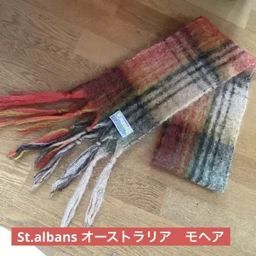 새상품 PURE MOHAIR St.albans 호주산 모헤어 머플러