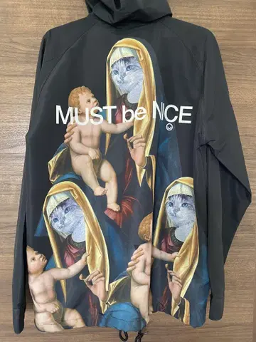 RIPNDIP 나일론 자켓 고양이 아트