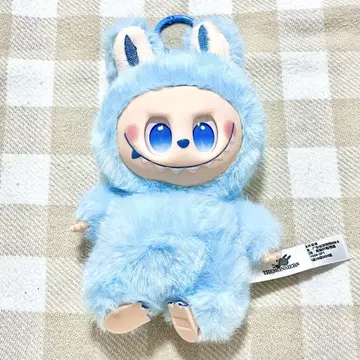 토끼풍 봉제 인형 마스코트 블루