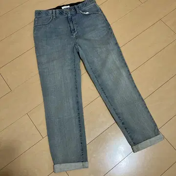 파시오네 이스코 스트레치 롤업 데님 L 사이즈 새상품