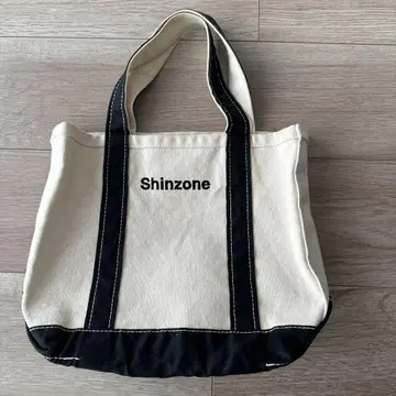 Shinzone 토트백 블랙 캔버스