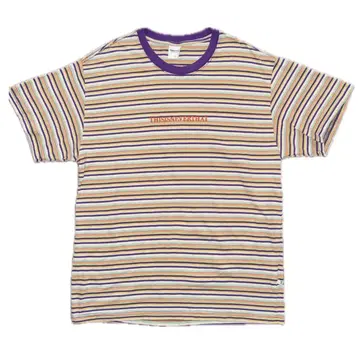 스트라이프 T셔츠 THISISNEVERTHAT L 남성용