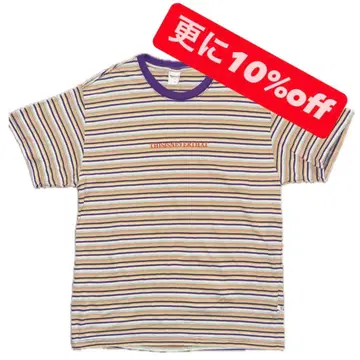 스트라이프 T셔츠 THISISNEVERTHAT L 남성용
