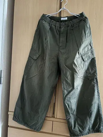 DENIM&MILITARY 카고 팬츠 올리브