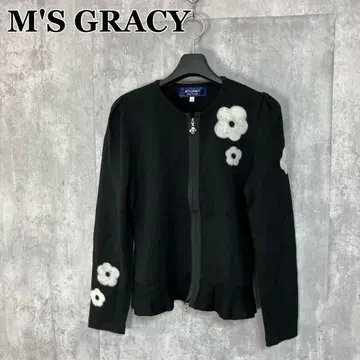 M'S GRACY 프론트 지퍼 가디건 38