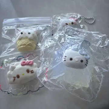화이트 고양이 스퀴즈 세트