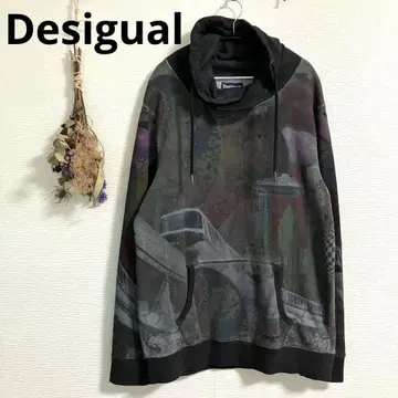 Desigual 데구시알 보아 안감 후드티 남성용 XL 사이즈