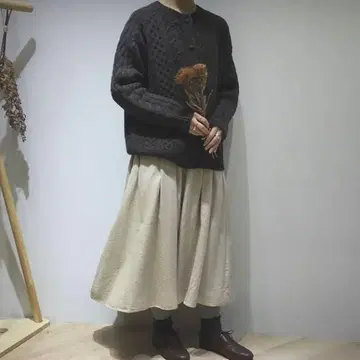 늑대와 화이트 루돌프의 주노 케이블 니트 가디건