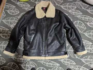 ALPHA 알파 B-3 페이크 무스탕 자켓 블랙 XL