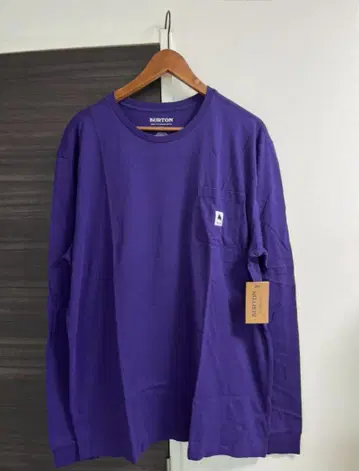 XL 새상품 버튼 BURTON 긴팔T셔츠