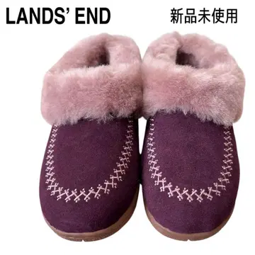 새상품 랜즈엔드 LANDS' END 퍼 신발 여성용 US 6 B