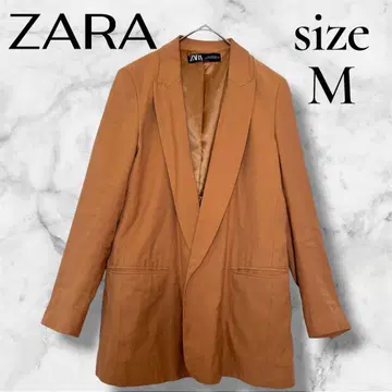 [ 새상품급 ] ZARA 브라운 테일러드 자켓 M 럭셔리