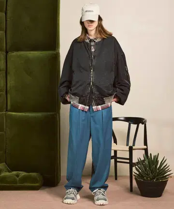 Vintage Like Nylon MA-1 Bomber Jacket