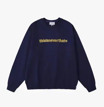 thisisneverthat 네이비 크루넥 맨투맨