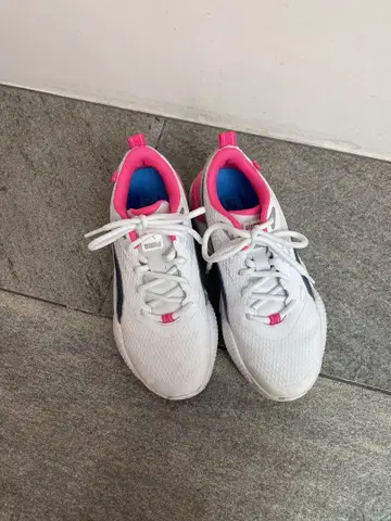 푸마 Puma 골프화 화이트/핑크/네이비 24cm