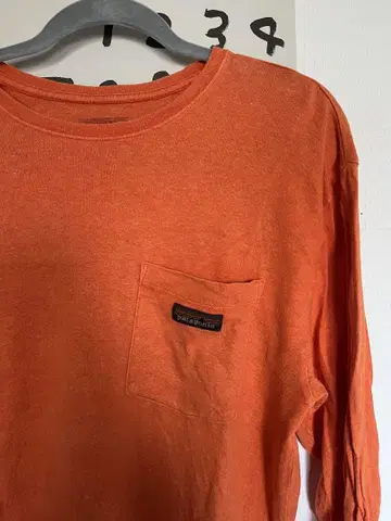patagonia 오렌지 긴팔 T셔츠 M
