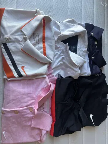 묶음 판매 Nike Adidas 피케 셔츠 세트 골프