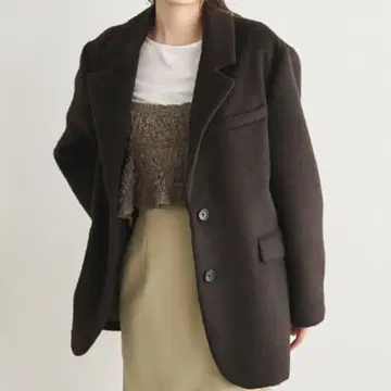 2024AW 코코딜 샤기 오버 테일러드 자켓