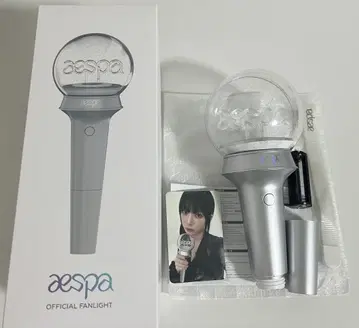 aespa 공식 응원봉 카리나 포토 카드 포함