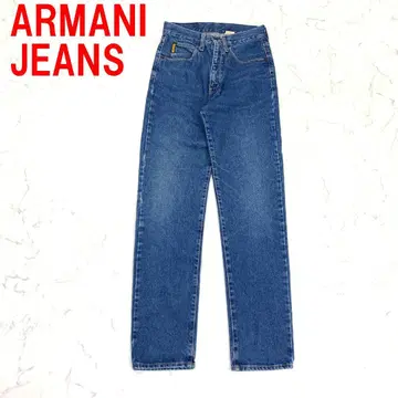 A6900 아르마니 청바지 데님 면 스트레이트 파랑 네이비 31인치